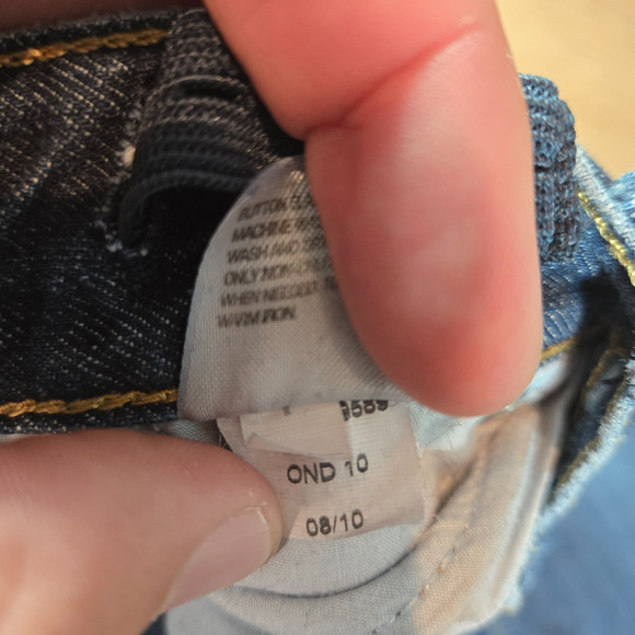 Old Navy Famous Skinny Jeans Girls 14 Regular Blue Denim Youth Casual Y2K Style - Picture 10 of 14